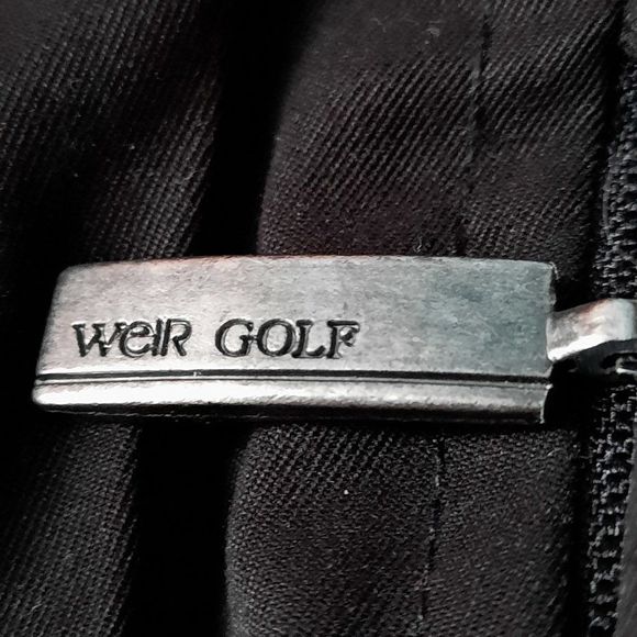 Weir Golf Black Classic Style Golf Pants Men's Size 34X30 - Picture 7 of 11